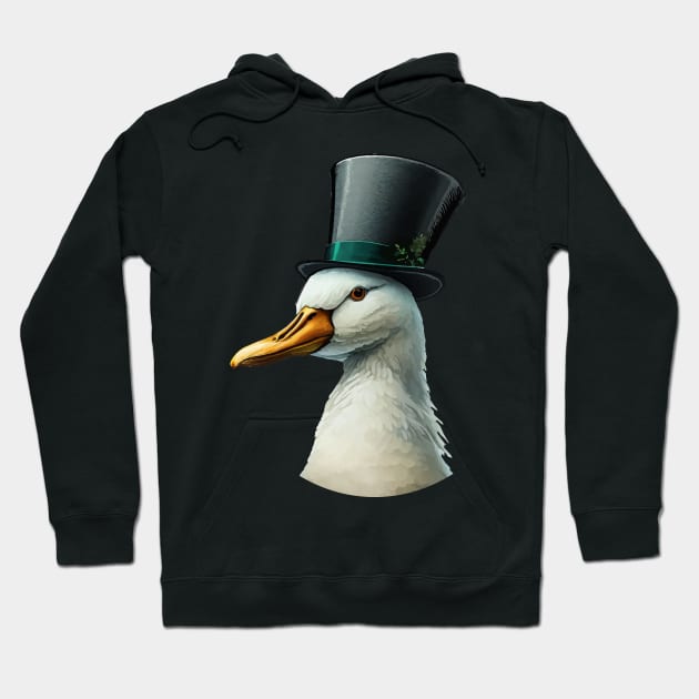 Duck Top Hat Hoodie by K3rst